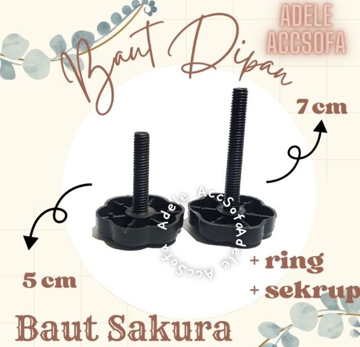 Jual Baut Sakura dipan spring bed 5cm dan 7cm | Shopee Indonesia
