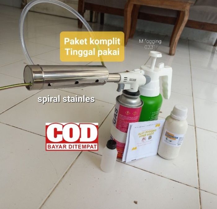 Cara membuat alat fogging nyamuk sederhana