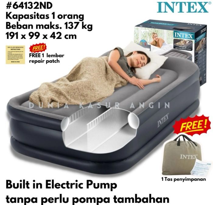 Jual DuniaKasurAngin - INTEX 64132ND Kasur Angin Pompa Otomatis Twin ...