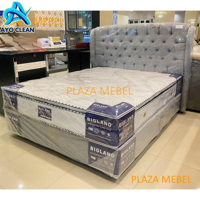 Jual SET Spring Bed Kasur Bigland Super Deluxe HB Sakura ( FULLSET ...