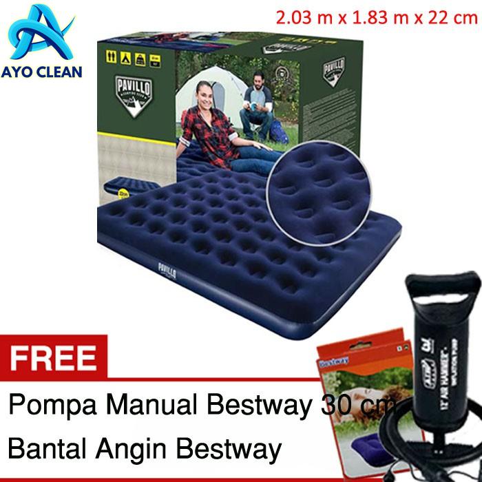 Jual Kasur Angin / Kasur Udara BESTWAY KING 67004 FREE Pompa Tangan ...