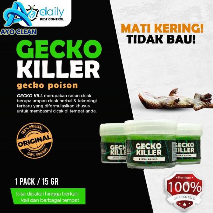 Jual RACUN PEMBASMI CICAK AMPUH DAILY GECKO KILLER RACUN CICAK HERBAL ...