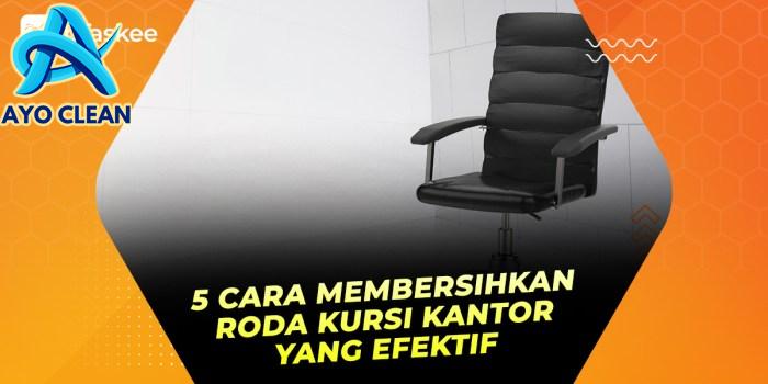 Cara membersihkan kursi kayu