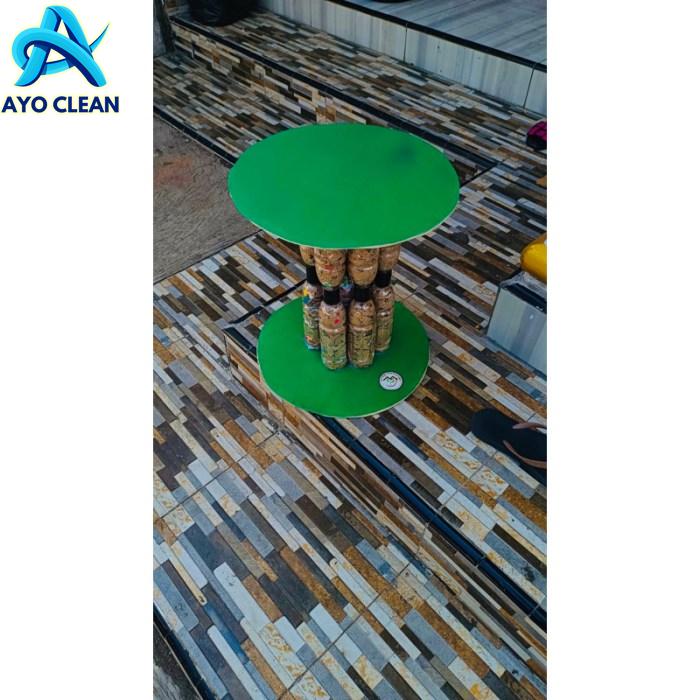 Cara membuat ecobrick kursi dan meja