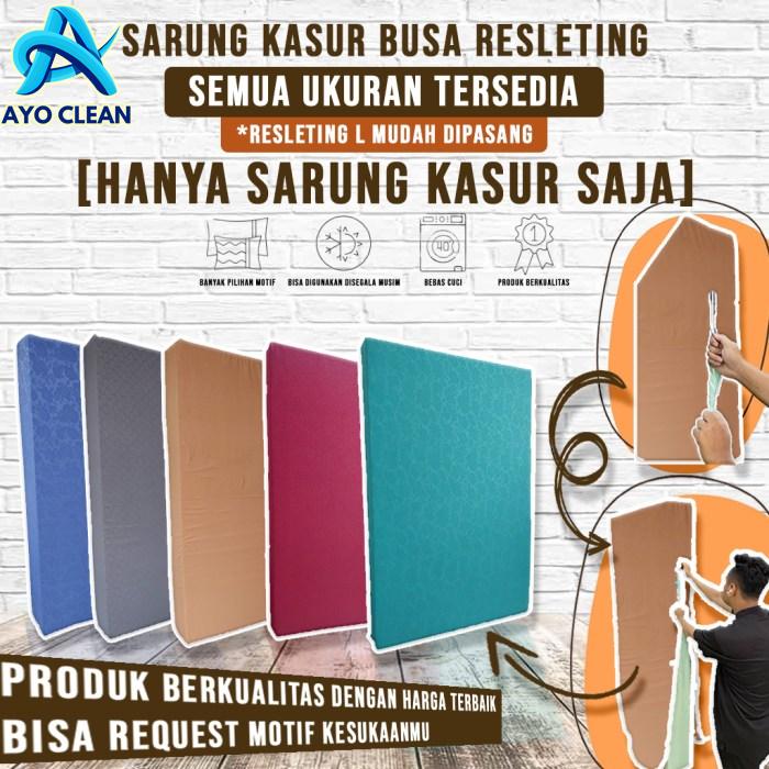 CARA MEMASANG SARUNG KASUR LIPAT / COVER KASUR BUSA INOAC / KASUR BUSA ...