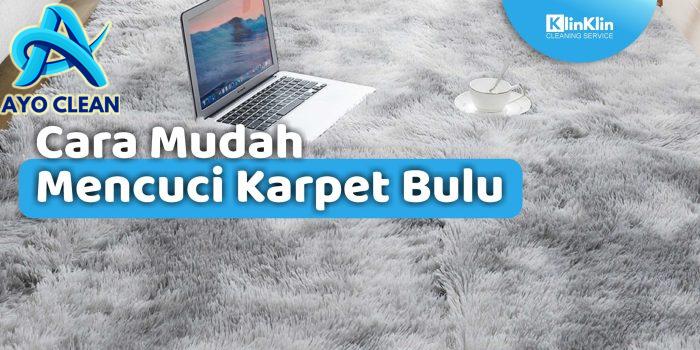 Cara Mudah Mencuci Karpet Bulu - KlinKlin