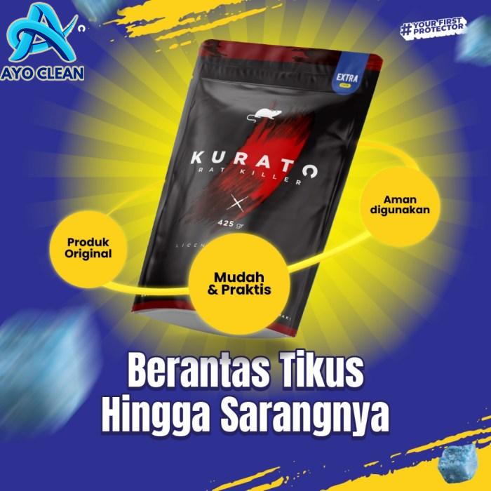 Jual Kurato 200gr Kemasan Ekonomis Pembunuh Koloni Tikus Racun Tikus ...