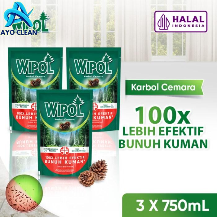 Jual Wipol Pembersih Lantai Cairan Disinfektan Teruji Dermatologis ...
