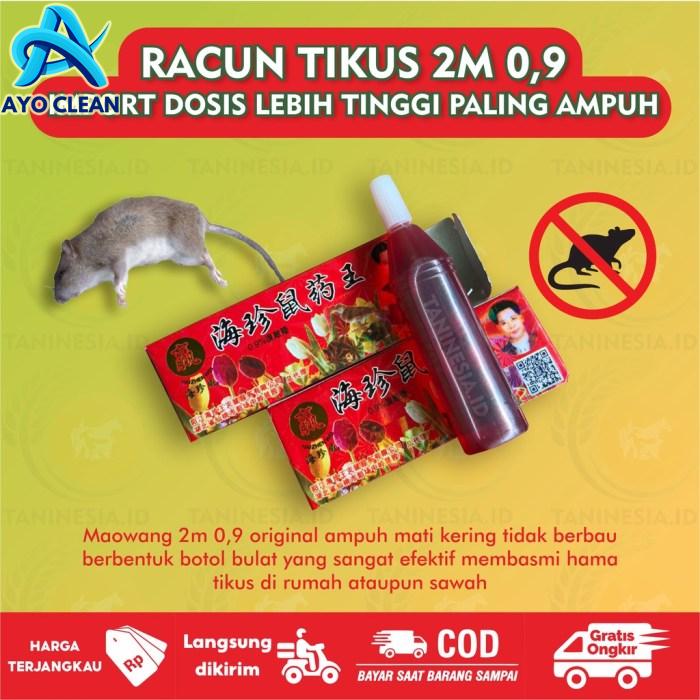 Jual RACUN TIKUS 2M 0,9 MAO WANG CAIR ORIGINAL AMPUH DOSIS TINGGI OBAT ...