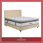 Eversoft Kasur Springbed Milano Latex Spring Putih HB Sydney Cream ...