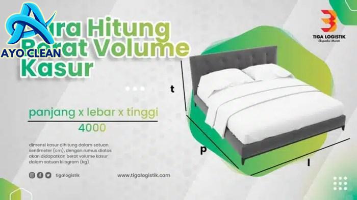 Cara kirim paket kasur