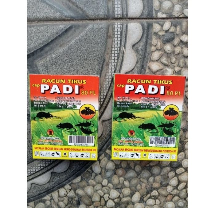 Jual Racun Tikus Cap Padi / 1Box Isi 10 Bungkus | Shopee Indonesia