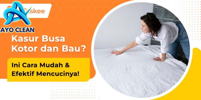 Anti Ribet! Ini 5 Cara Mencuci Kasur Busa dengan Efektif – bTaskee