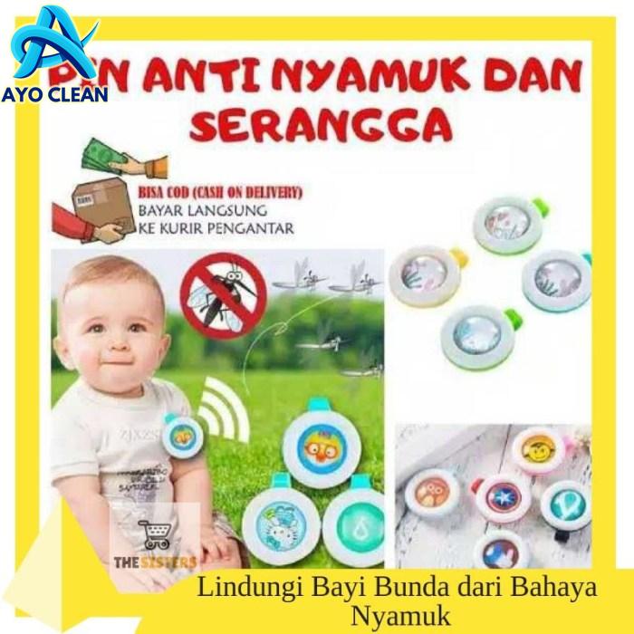 Jual Pin anti nyamuk Tempelan/ Anti Mosquito Musim panas Penangkal ...
