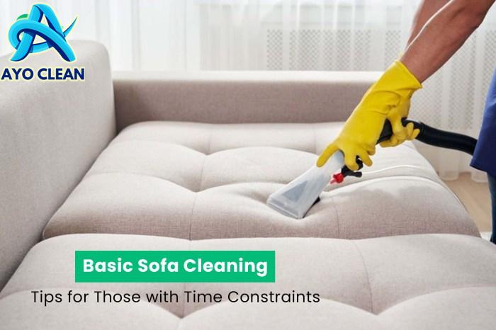 Cara membersihkan sofa dengan baking soda