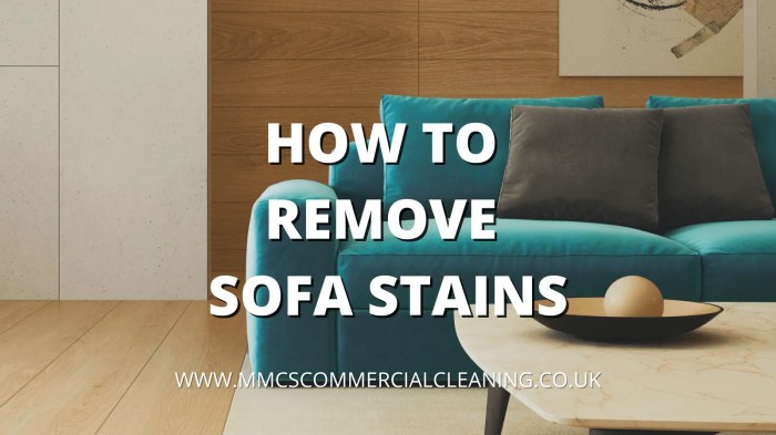 How to Remove Sofa Stains