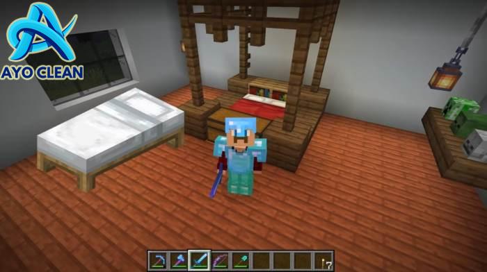 Cara Membuat dan Memakai Kasur di Minecraft