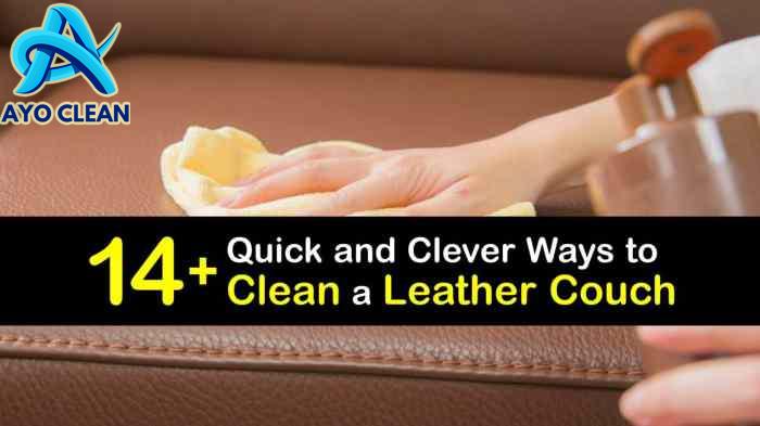 Leather Couch Cleaning - Tricks for Washing a Leather Sofa