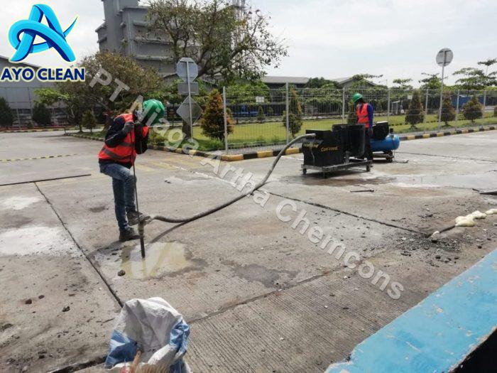 Cara grouting lantai