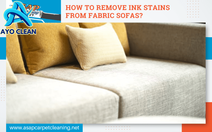 How To Remove Ink Stains From Fabric Sofas