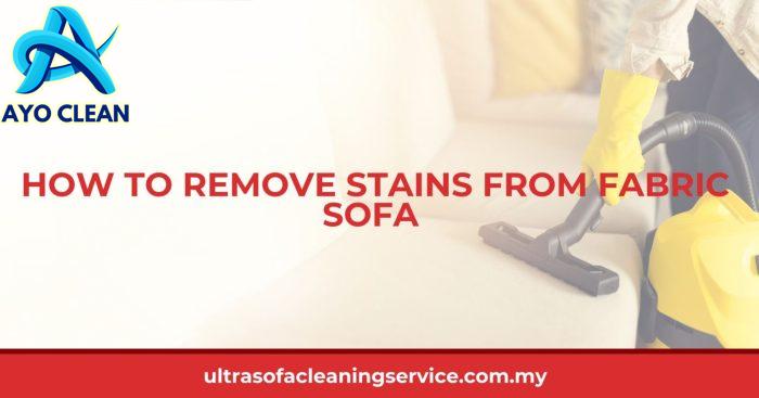 Cara menghilangkan noda krayon di sofa