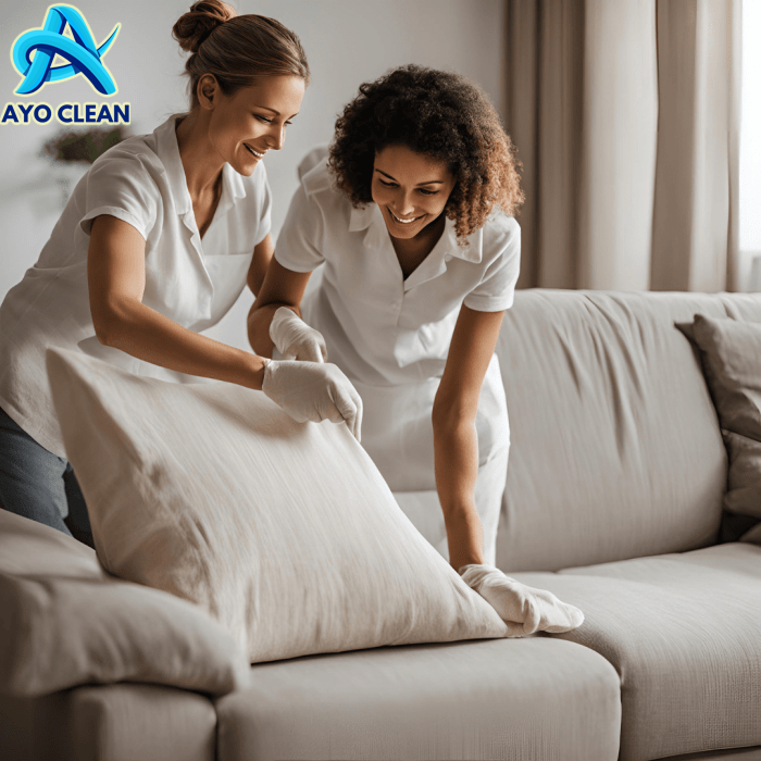 Cara membersihkan sofa bahan linen