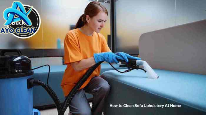 How to Clean Sofa Upholstery At Home | Busy Bucket Services