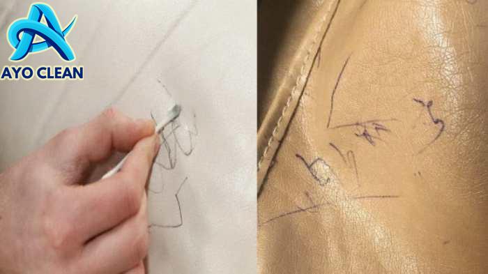 How To Clean Ball Pen Marks From Leather Sofa | Baci Living Room