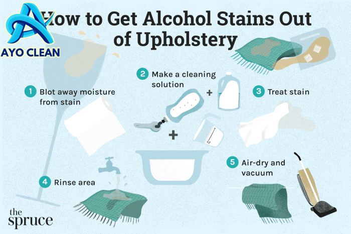 How to Remove Alcohol Stains From Carpet and Upholstery
