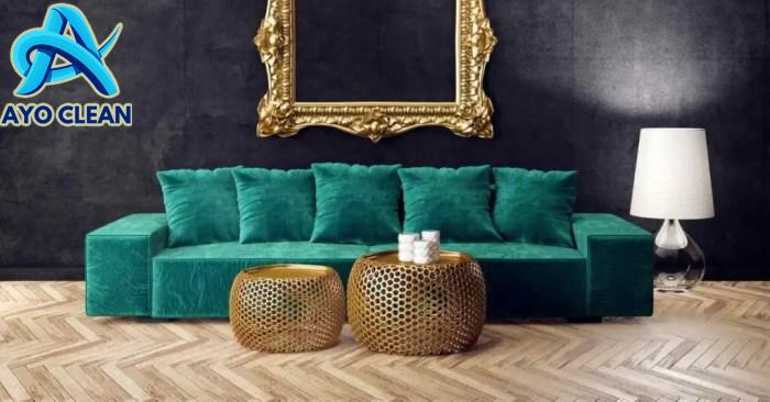 Cara membersihkan sofa kain beludru​
