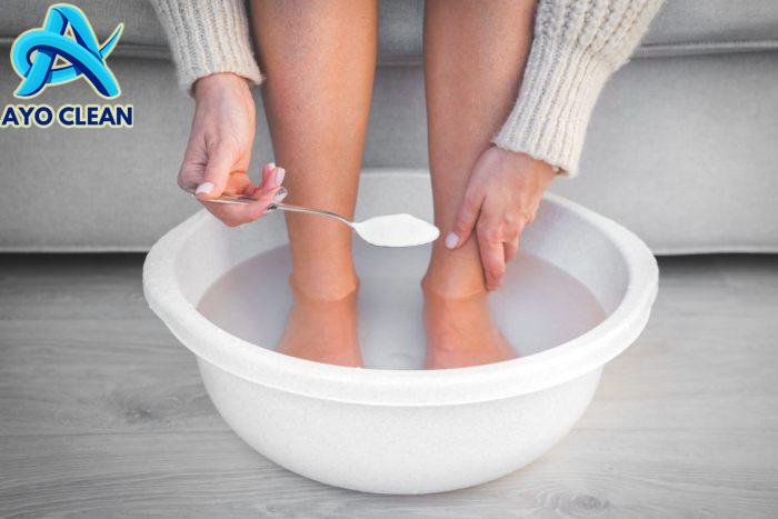 Cara mengobati kaki rayapan dengan air garam