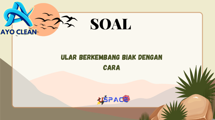 Ular berkembang biak dengan cara