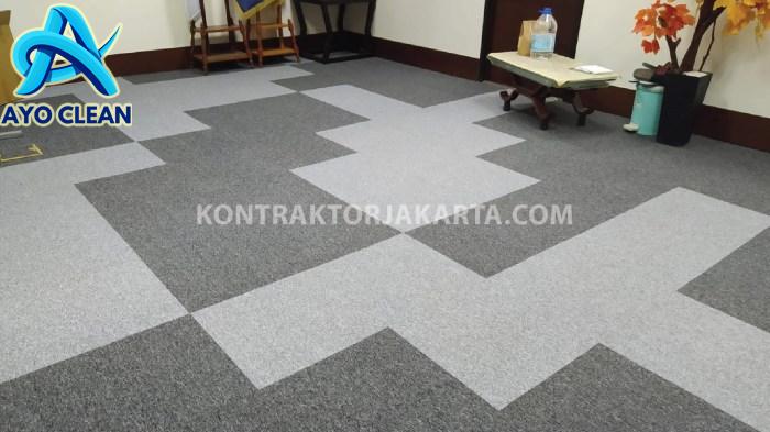 Cara Memasang Karpet Tile untuk Lantai Kamar - Global Karpet Indonesia ...