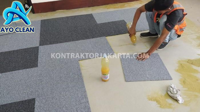 Cara memasang karpet lantai