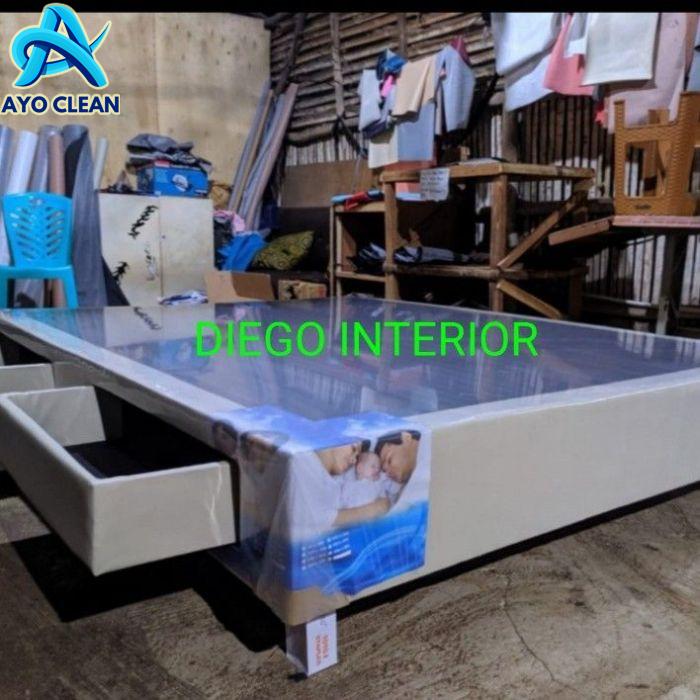 Jual RUMAH DIVAN DIPAN TEMPAT TIDUR BOX LACI UK 200X200 ALAS KASUR ...