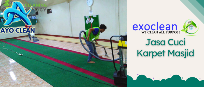 Cuci Karpet Masjid – EXOCLEAN