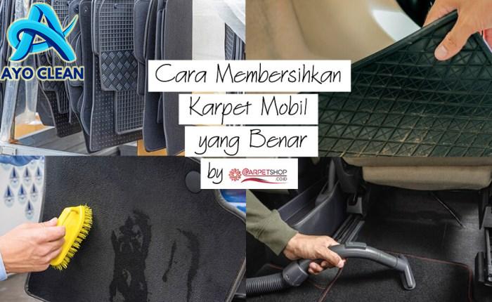 Carpetshop Blog | Cara Membersihkan Karpet Mobil yang Benar