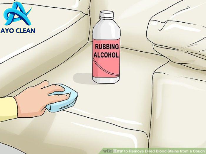 How to Remove Dried Blood Stains from a Couch: 15 Steps