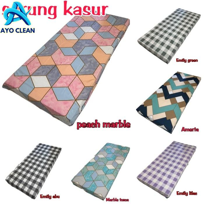 Jual sarung kasur busa resleting / sprei resleting | Shopee Indonesia