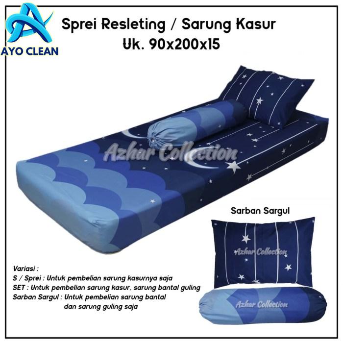 Jual Sarung Kasur Busa Resleting/Sprei Resleting 90x200x15/90x200x20 ...