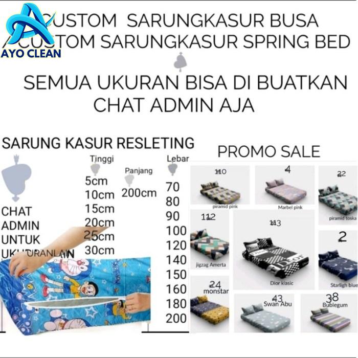 Jual SARUNG KASUR BUSA / SPRING BED SEMUA UKURAN BISA BUAT KASUR BUSA ...
