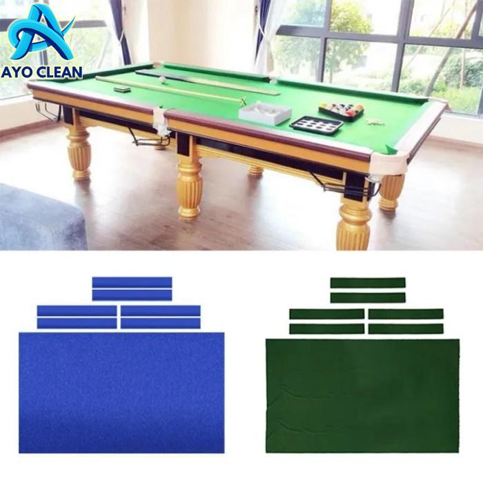 Jual Kain Laken Billiard 7 Ft Warna Hijau dan Biru Karpet Meja Bilyar ...