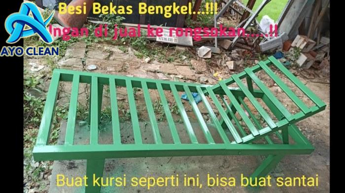 Cara membuat kursi lipat jadi meja