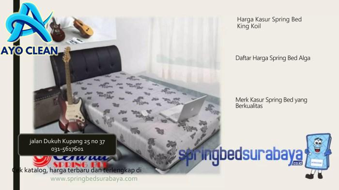 Cara membuat sandaran spring bed