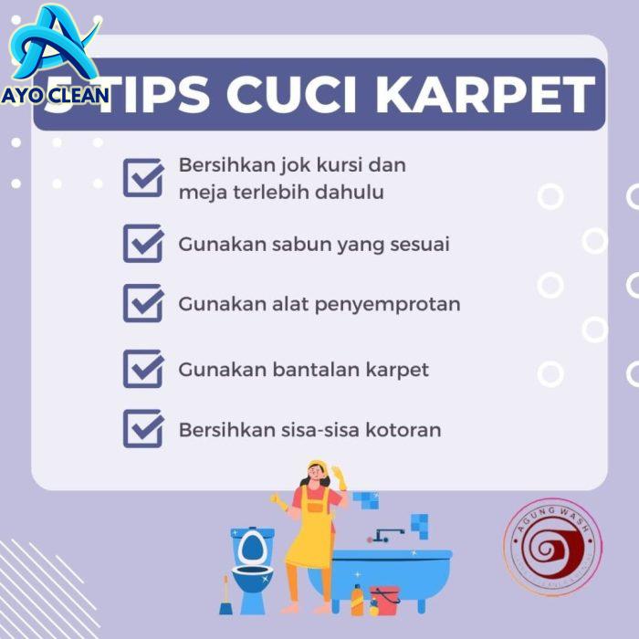 Cara mencuci karpet