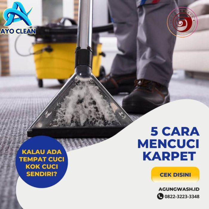 Mencuci karpet pakai sabun apa? Agar Bersih dan Tidak Bau