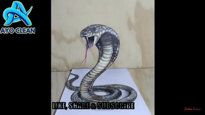 5 Cara Menggambar Ular, Gak Cuma Dimulai dari Bentuk S | KASKUS
