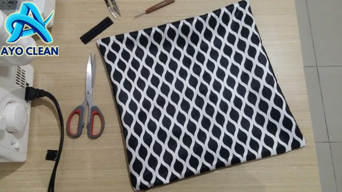 Cara membuat sarung bantal kursi sendiri