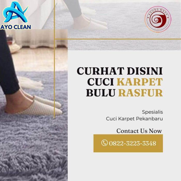 Cara mencuci karpet rasfur