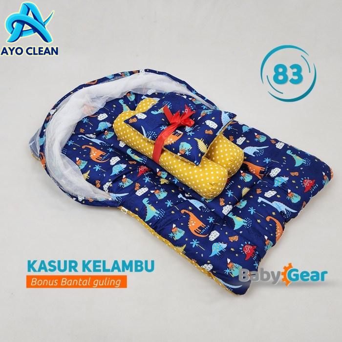 Jual Kasur bayi kelambu set bantal guling bisa dilipat | Shopee Indonesia